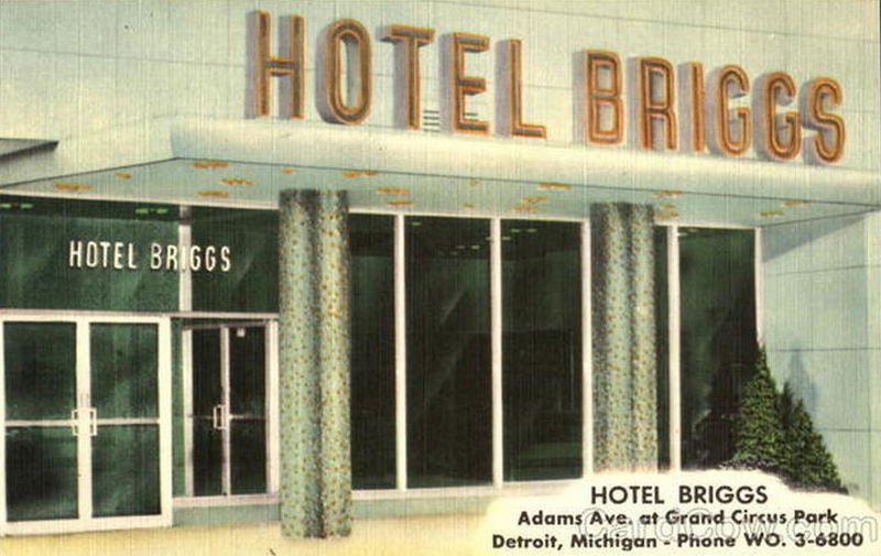 Hotel Briggs - Vintage Postcard (newer photo)